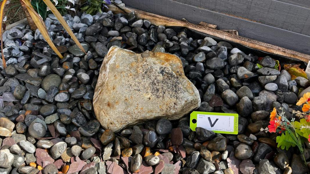 Drilled Natural Bouler V Water Feature
