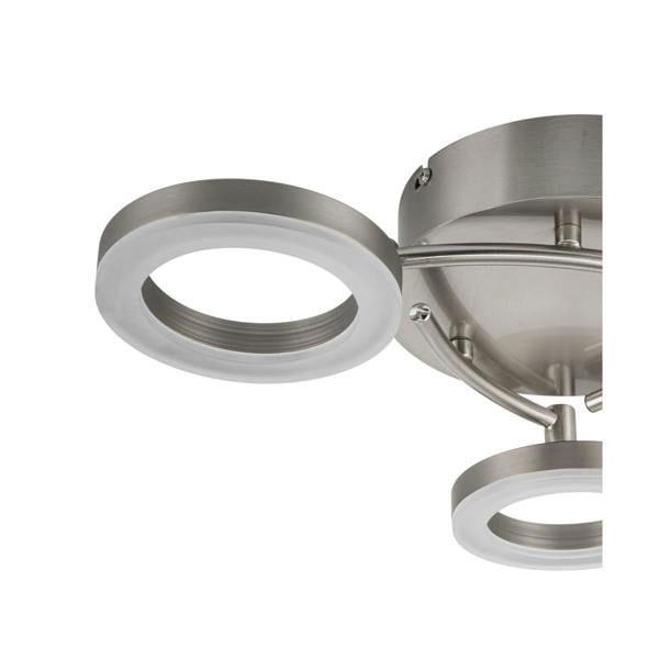 COSYLYTE Juni 3 Ring Integrated LED Ceiling Flush Light