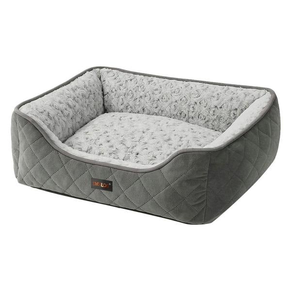 Skylos Large Dog Calming Bed Pet Puppy Fluffy Plush Cushion Waterproof  Washable