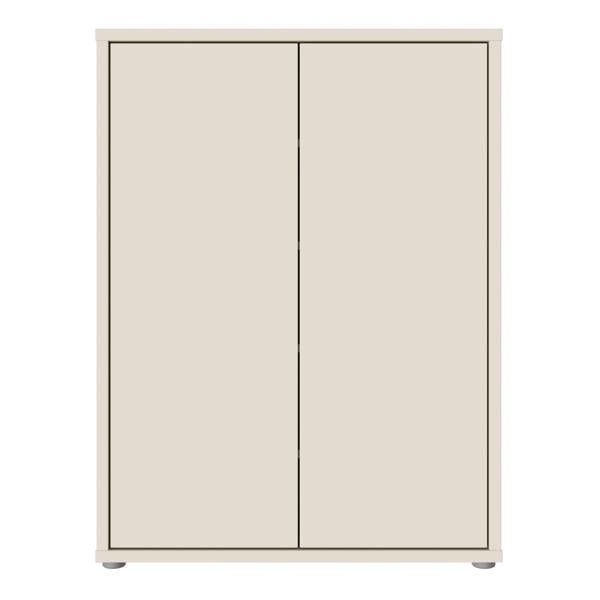 Furniture To Go Alice Springs Shoe Cabinet with 2 Doors Push-to-Open in Sand