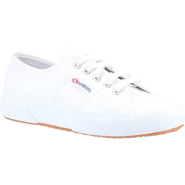 Superga 2750 Tumbled Leather Trainers - White