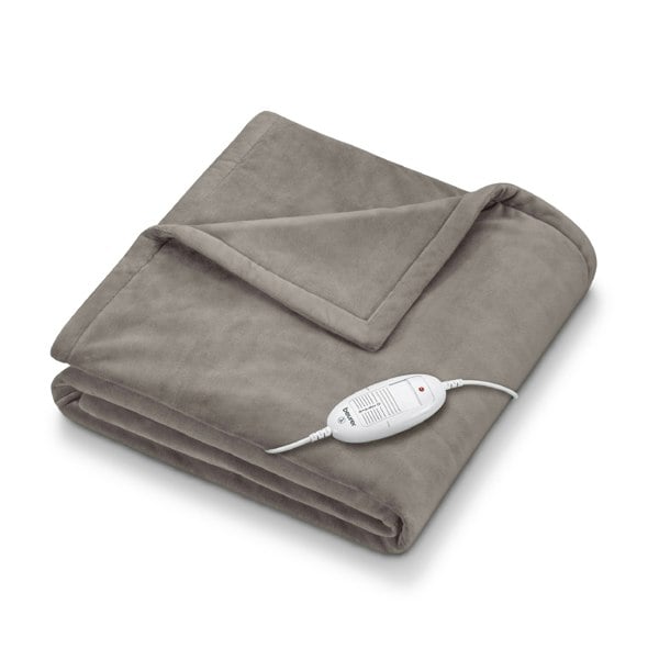 Beurer HD75T Cosy Heated Snuggie Throw Taupe