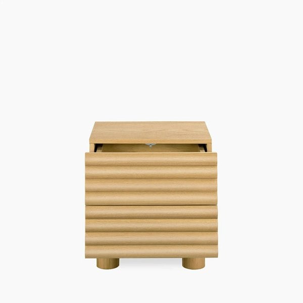 Rit Concept DiGiovanni 2 Drawer Bedside Table, Wood
