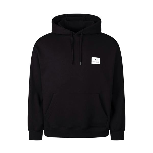 Snow Peak Square Logo Hoodie Black