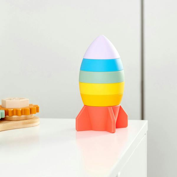 tickit SiliSoft® Rocket Stacker (Rainbow)