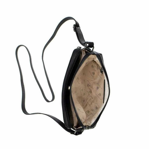 PRIMEHIDE Orion Leather Handbag Double Zipper