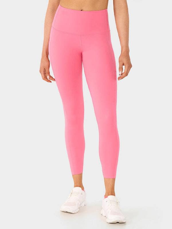 Tavi High Waisted Pocket 7/8 Tight Leggings - Sunset Pink