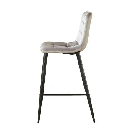 Outdoor Living Erica Plush Velvet Comfort Bar Stools - Set of 4