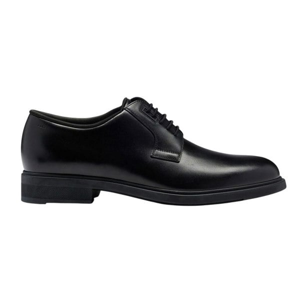 Boss Mens Firstclass Leather Derby Shoes - Black