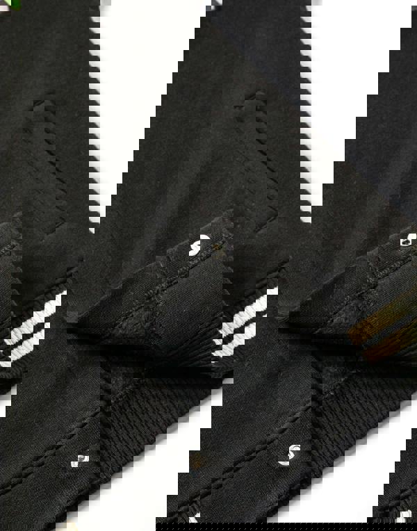 Minecraft Boys Black Creeper Varsity Jacket