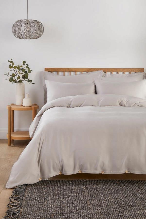 Bamboo Bedding Set in Silver Grey - Bedding