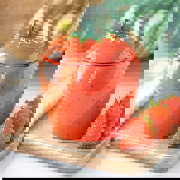 Serano Strawberry Shaped Candle Jar