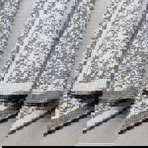 Meekly Indoor & Outdoor Reversible Grey Rug