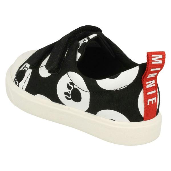 Clarks Childrens Boys Girls Clarks Disney Detailed Canvas Shoes City Polka Lo