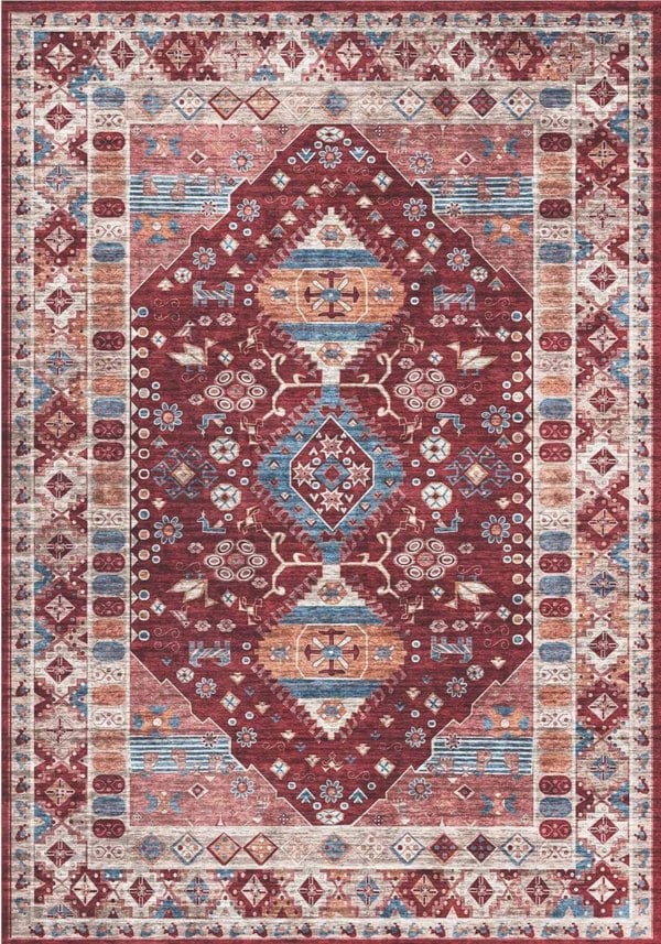 Ultra Soft Machine Washable Rugs |Persian-Inspired |The Rugs