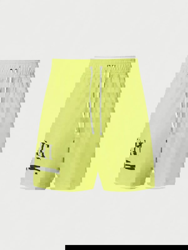 Amiri MA Bar Logo Swimtrunk Lime - Mens