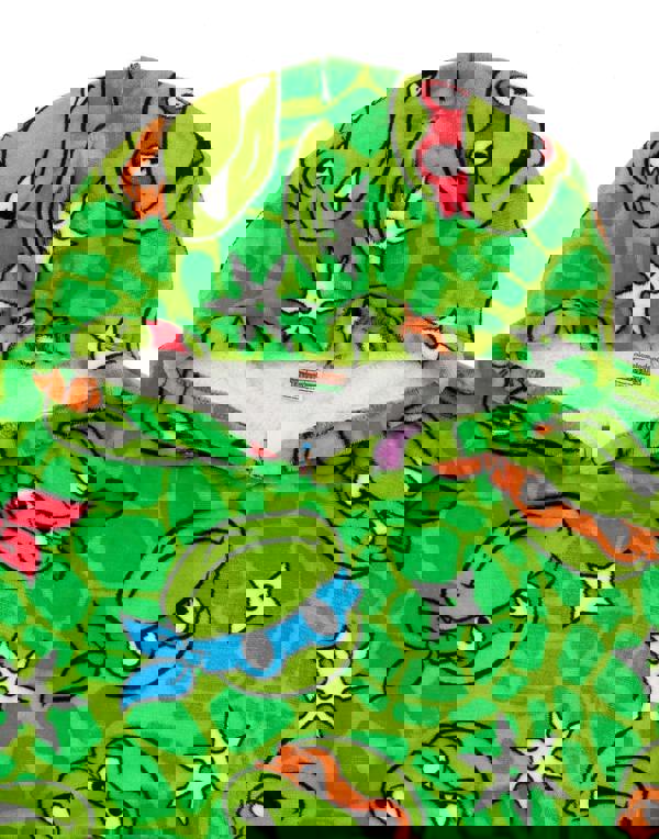 Teenage Mutant Ninja Turtles Boys Green Blanket Hoodie