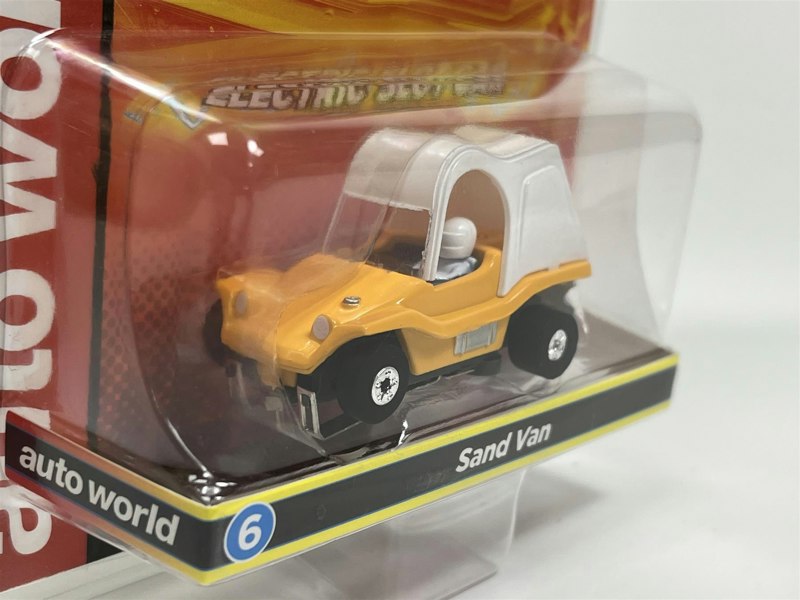 Auto World Slot Cars Sand Van Orange Thunderjet Ultra G HO Slot Car SC367-6