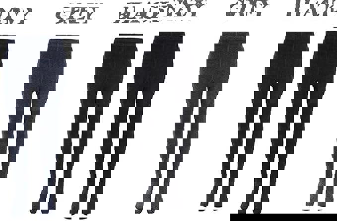 KAV Girls Tights - Simple and Smooth Cotton Tights for Children - Skin-Friendly Bottoms Tights for Everyday Casual Wear, Indoor and Outdoor