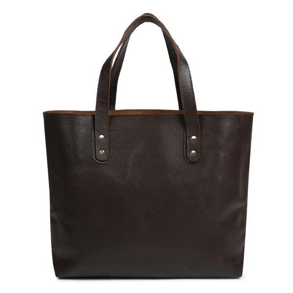 Dötch Club Leather Tote Bag - Brown