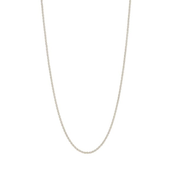 Rope Chain Necklace Silver 17" - Lila Rasa