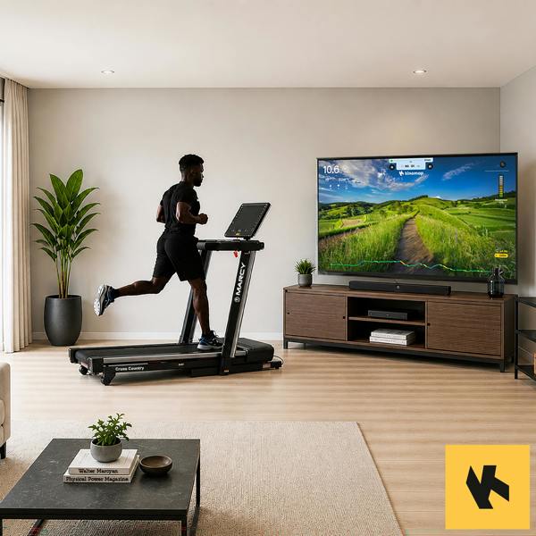 Marcy Cross Country Power Fold Treadmill