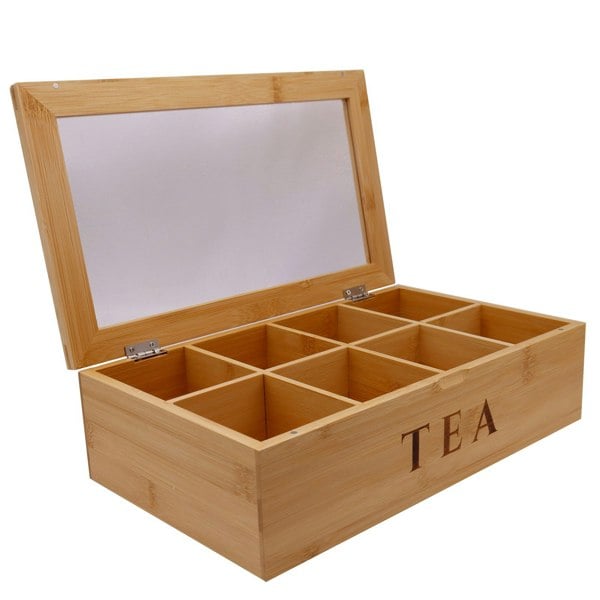 Maison des Cadeaux Bamboo Tea Bag Holder