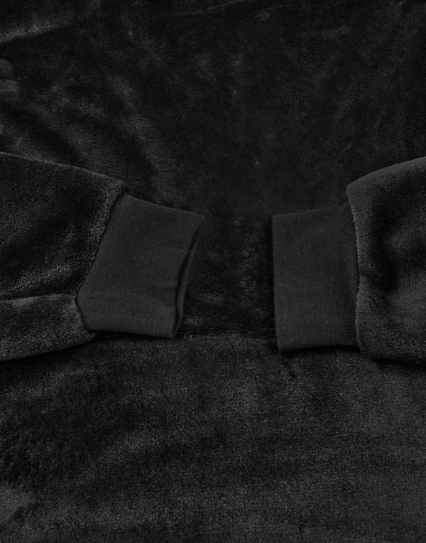 Star Trek Unisex Black Logo Blanket Hoodie (One Size)