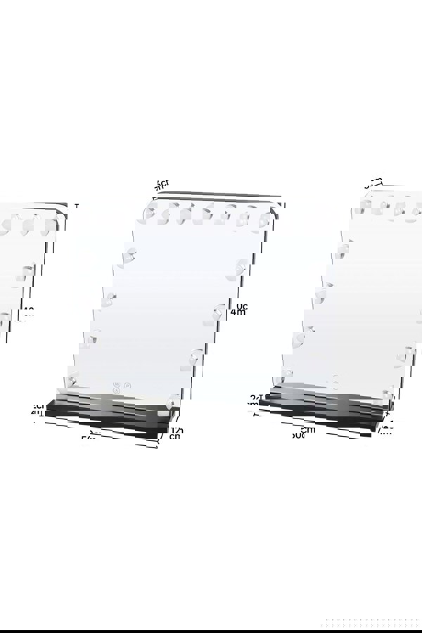 Living and Home Dimmable Hollywood LED Makeup Vanity Mirror