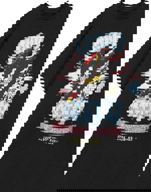 Sonic the Hedgehog Mens Black Shadow Chaos Cola Short Sleeved T-Shirt