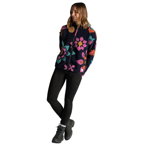 Craghoppers Womens/Ladies Catalina Flowers Full Zip Fleece Jacket - Dark Sapphire - 