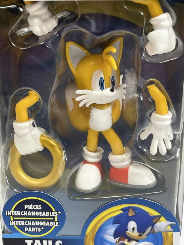 MCSlots Sonic The Hedgehog Tails Buildable Figure 8 cm approx with Accessories Sega