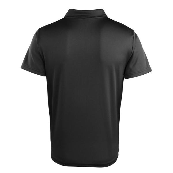 Premier Unisex Adult Coolchecker Pique Polo Shirt - Black