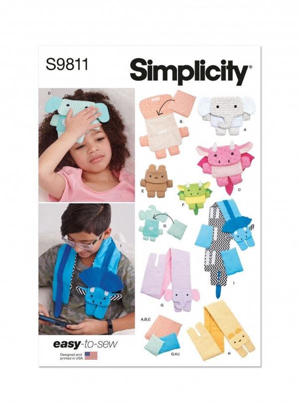 Simplicity Sewing Pattern 9811, Accessories, Toys for Kids, OS (One Size) - Easy