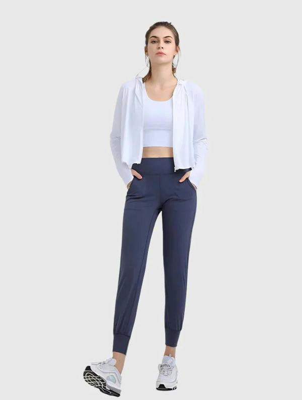 Anniou UPF 50+ Hooded Cropped Shirt