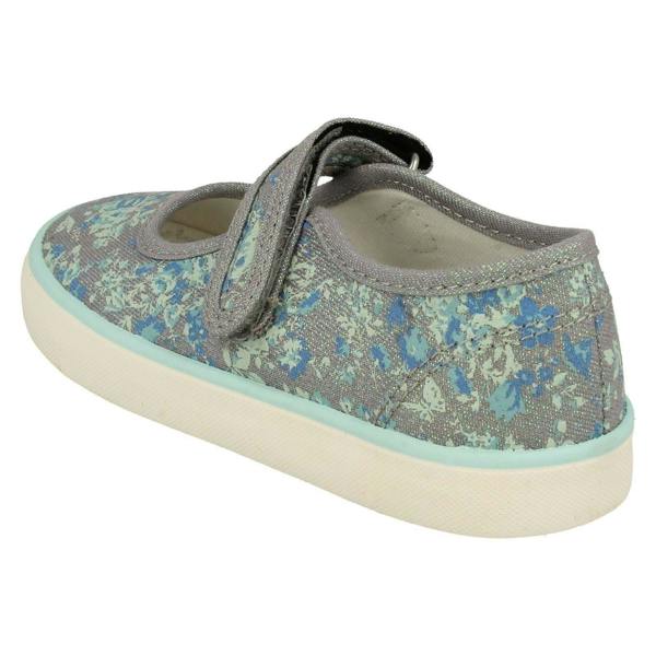Start-rite Girls Startrite Mary Jane Styled Canvas Shoes Hula