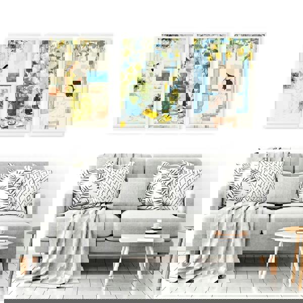 Prints of Lemons | Set of 3 Italian Lifestyle Wall art Prints