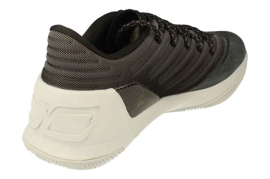 Under Armour Ua Curry 3 Low Mens Basketball Trainers 1286376 001 - Black White 001 - Photo 2