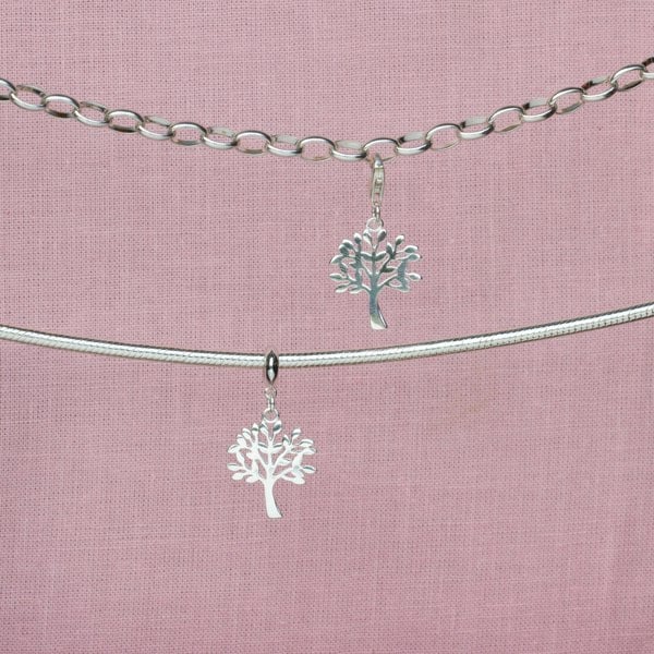 Mylee London Tree of Life Pendant Charm - Sterling Silver
