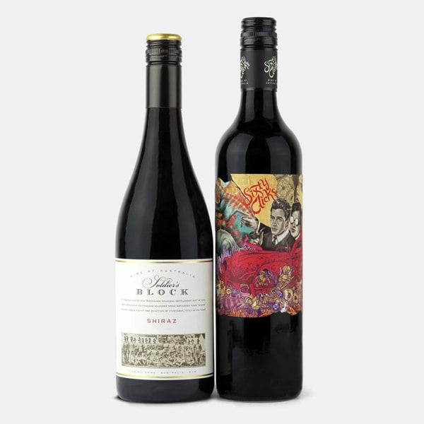 australian shiraz wine gift set