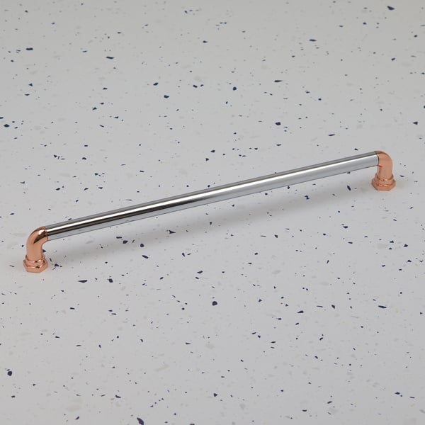 Handle & Home Copper & Chrome Industrial Handles
