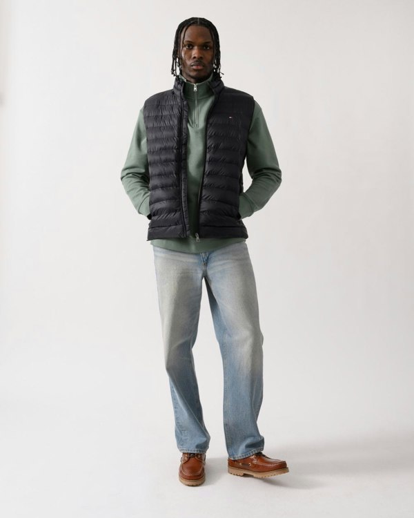 Tommy Hilfiger Core Packable Recycled Mens Gilet - Black