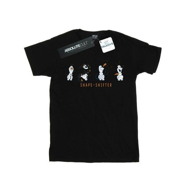 Disney Mens Frozen 2 Olaf Shape-Shifter T-Shirt - Black