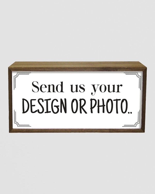 Personalised Photo Light Box. Custom LED Sign with Your Picture