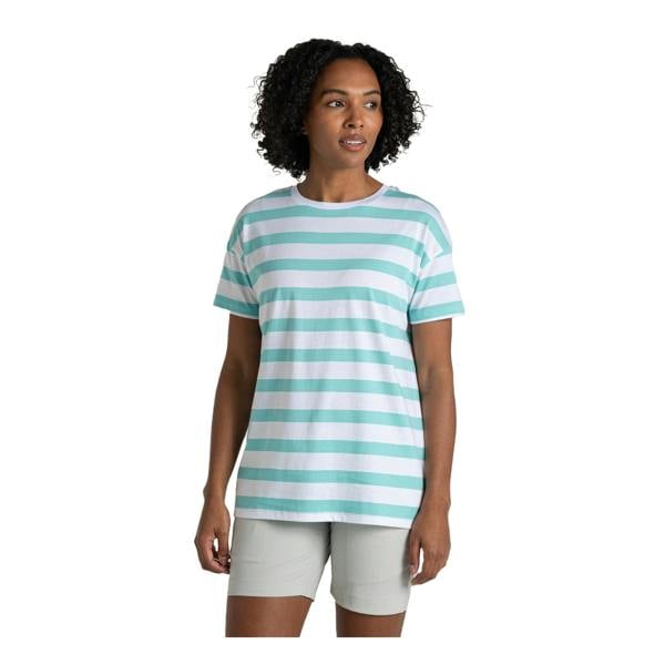 Craghoppers Womens/Ladies Yago Stripe T-Shirt - Aqua Sky - 