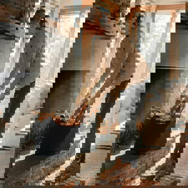 Anyfit Anysort Storage Bag Black Basket Fire Wood Fruit Vegetable Flower Plant Organizing Rack Container