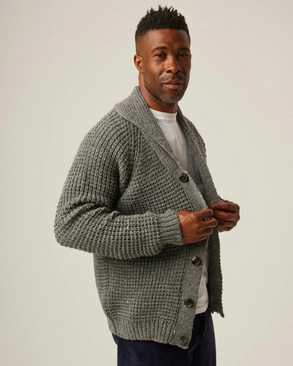 Peregrine  Waffle Shawl Cardigan