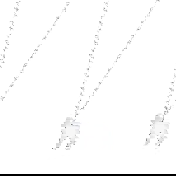 Saint Bernard Silhouette Silver Necklace - Personalised - MYLEE London