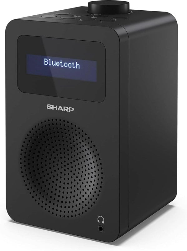 Sharp DR-430BK Digital Bluetooth DAB+/FM Radio, Alarm Clock, 40 Pre-Sets