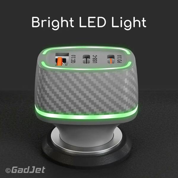 GadJet Rapid 3-Port Car Charger